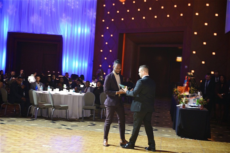 James - CEO at Ascension Management, Inc giving away Award - Leadership Development Staten Island